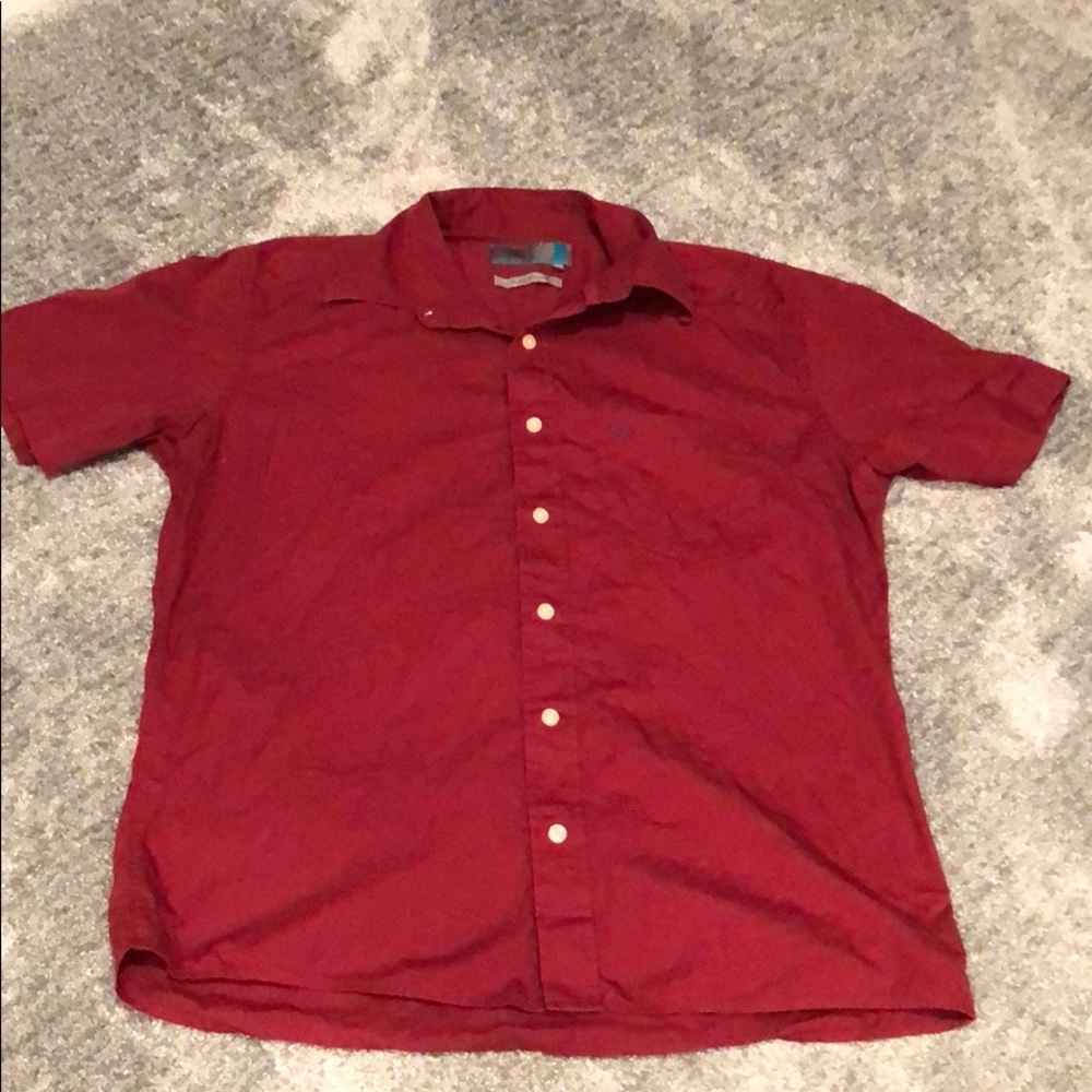Velez semi-fitted men’s short sleeve button down